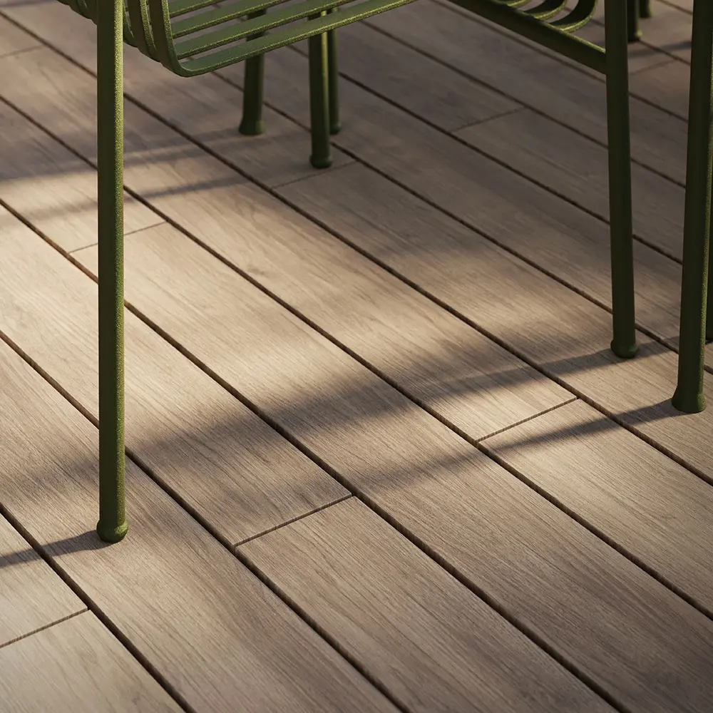 a clients deck recieving deck staining services in seattle wa