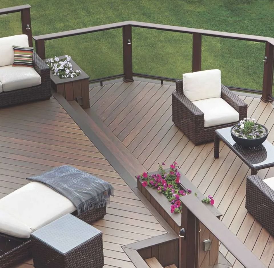 deck installation at a home by deck builders seattle to improve the house